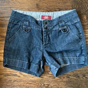 Denim shorts